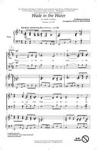 Wade In The Water - For SATB Choir And Piano